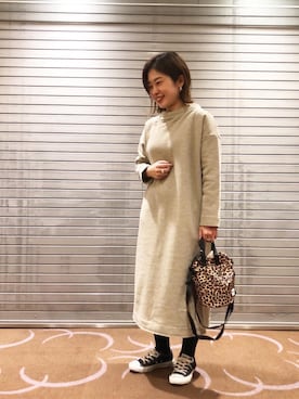 「Drifter（ドリフター）のアイテム」を使った、yurioneさん（レディース・154cm）の冬コーディネート