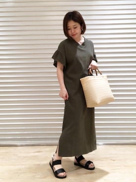 「バンブーバック」｜yurioneさん（レディース・154cm）の春コーディネート