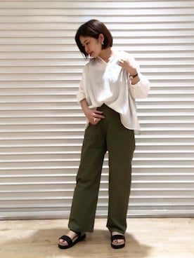 「CLUSE（クルース）のアイテム」を使った、yurioneさん（レディース・154cm）の春コーディネート