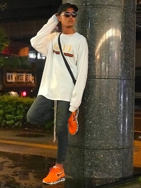 「gilet（ジレ）のアイテム」を使った、_tsubasa_yさん（メンズ・181cm）の春コーディネート