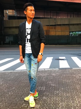 「TANTA（タンタ）のアイテム」を使った、_tsubasa_yさん（メンズ・181cm）の夏コーディネート