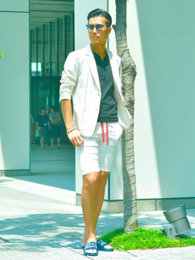 _tsubasa_yさん（メンズ・181cm）の夏コーディネート
