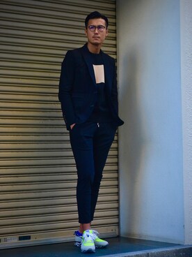 「AKM」｜_tsubasa_yさん（メンズ・181cm）の冬コーディネート