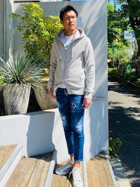 「2STAR」｜_tsubasa_yさん（メンズ・181cm）の夏コーディネート