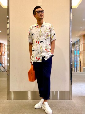 「Giab's（ジャブス）のアイテム」を使った、_tsubasa_yさん（メンズ・181cm）の春コーディネート