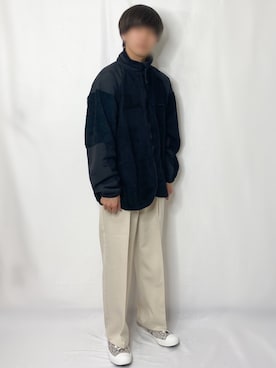 「ROTHCO（ロスコ）のアイテム（スウェット）」を使った、まつお。さん（メンズ・173cm）の冬コーディネート