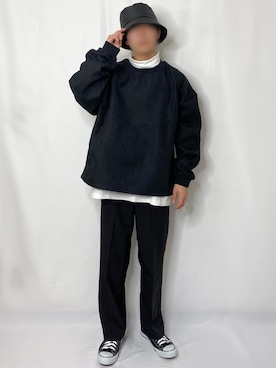 「allstar」｜まつお。さん（メンズ・173cm）の冬コーディネート