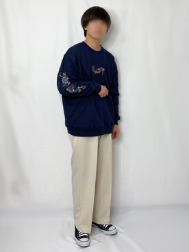 「allstar」｜まつお。さん（メンズ・173cm）の冬コーディネート