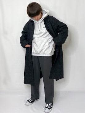 「allstar」｜まつお。さん（メンズ・173cm）の冬コーディネート