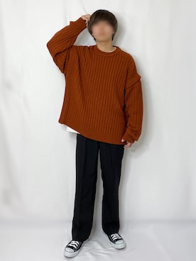 「allstar」｜まつお。さん（メンズ・173cm）の冬コーディネート