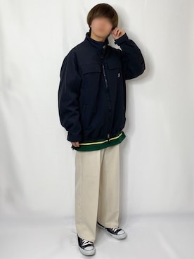 「allstar」｜まつお。さん（メンズ・173cm）の冬コーディネート