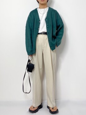 「UNIQLO U」｜まつお。さん（メンズ・173cm）の夏コーディネート