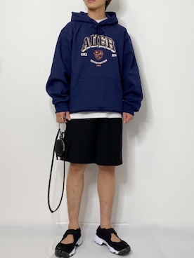 「UNIQLO U」｜まつお。さん（メンズ・173cm）の夏コーディネート