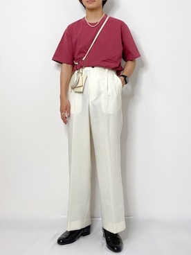 「UNIQLO U」｜まつお。さん（メンズ・173cm）の夏コーディネート