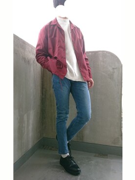 「MANGO（マンゴ）のアイテム」を使った、なつさん（メンズ・177cm）の春コーディネート