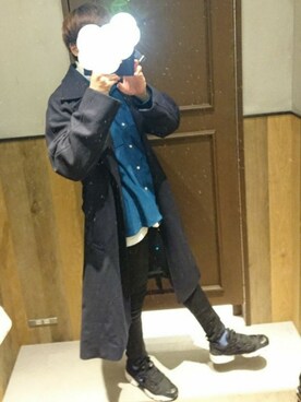 「abahouse」｜「アイテム（その他アウター）」を使った、なつさん（メンズ・177cm）の冬コーディネート