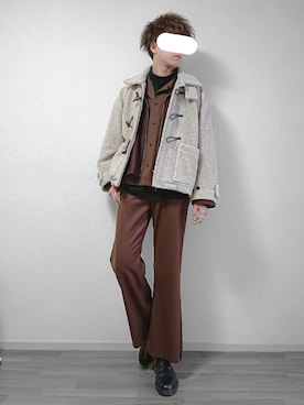 「RYO TAKASHIMA（リョウタカシマ）のアイテム（ダッフルコート）」を使った、なつさん（メンズ・177cm）の冬コーディネート