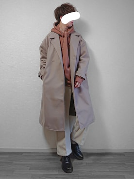 「epnok（エプノック）のアイテム（パーカー）」を使った、なつさん（メンズ・177cm）の冬コーディネート