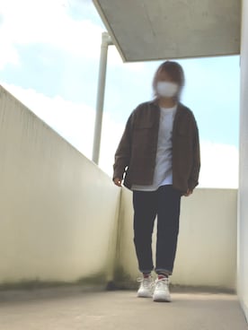 「アイテム（ネックレス）」を使った、トミイさん（レディース・161cm）の春コーディネート