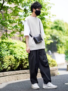 Uniqlo ユニクロ のショルダーバッグを使ったメンズ人気ファッションコーディネート Wear