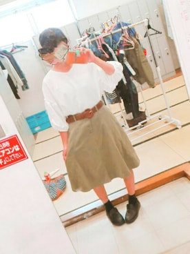も.さん(レディース・157cm)の春コーディネート