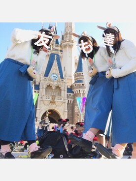 「とんすけ」｜も.さん（レディース・158cm）の春コーディネート