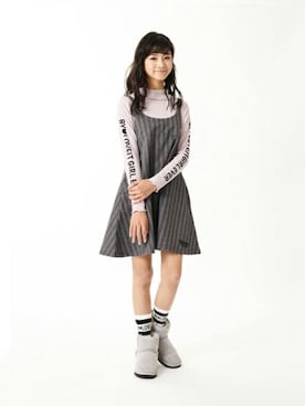 「by LOVEiT（バイラビット）のアイテム」を使った、Lovetoxicさん（キッズ・157cm）の秋コーディネート