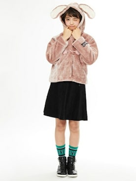 「by LOVEiT（バイラビット）のアイテム」を使った、Lovetoxicさん（キッズ・160cm）の冬コーディネート