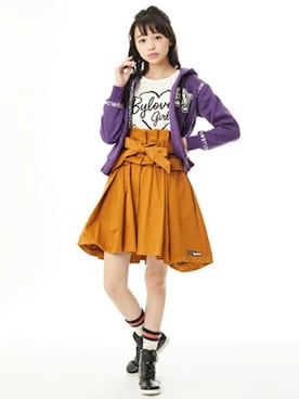 「by LOVEiT（バイラビット）のアイテム」を使った、Lovetoxicさん（キッズ・160cm）の冬コーディネート