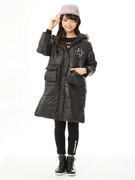 「by LOVEiT（バイラビット）のアイテム」を使った、Lovetoxicさん（キッズ・160cm）の冬コーディネート