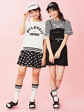 「by LOVEiT（バイラビット）のアイテム」を使った、Lovetoxicさん（キッズ・160cm）の冬コーディネート