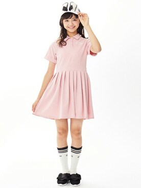 ワンピース ピンク系 を使った 中学生 の人気ファッションコーディネート Wear