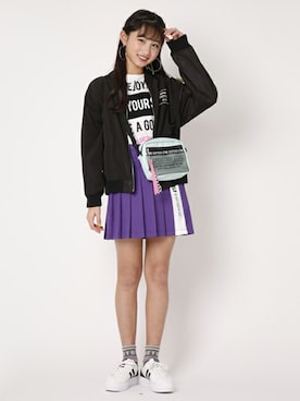 「中学生」｜「アイテム（ジャケット/アウター）」を使った、Lovetoxicさん（キッズ・160cm）の春コーディネート