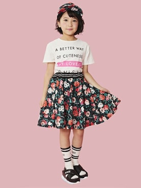 「by LOVEiT（バイラビット）のアイテム」を使った、Lovetoxicさん（キッズ・130cm）の春コーディネート