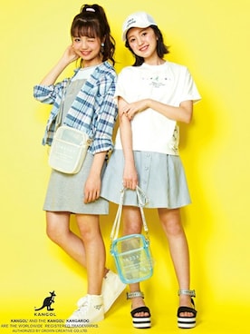 「Lindsay（リンジィ）のアイテム」を使った、Lovetoxicさん（キッズ・160cm）の春コーディネート