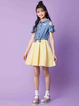 「by LOVEiT（バイラビット）のアイテム」を使った、Lovetoxicさん（キッズ・162cm）の春コーディネート