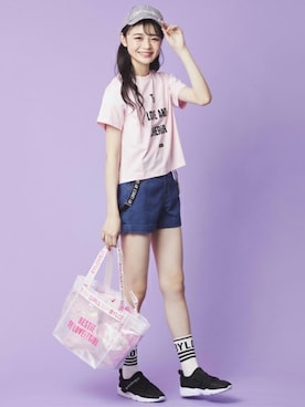 「by LOVEiT（バイラビット）のアイテム」を使った、Lovetoxicさん（キッズ・162cm）の春コーディネート