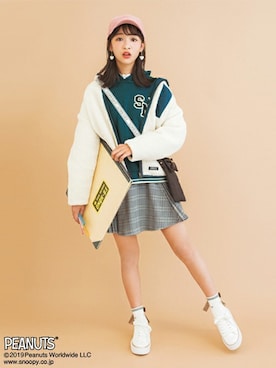 「Lindsay（リンジィ）のアイテム（ジャケット/アウター）」を使った、Lovetoxicさん（キッズ・161cm）の秋コーディネート