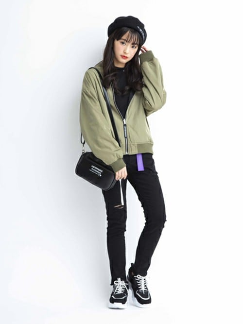 Narumiya Onlinelovetoxicさんのミリタリージャケットを使ったコーディネート Zozotown