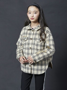 「by LOVEiT（バイラビット）のアイテム」を使った、Lovetoxicさん（キッズ・156cm）の秋コーディネート