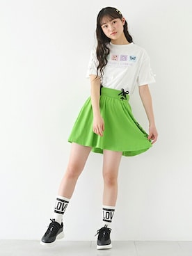 「by LOVEiT（バイラビット）のアイテム」を使った、Lovetoxicさん（キッズ・159cm）の春コーディネート