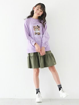 「by LOVEiT（バイラビット）のアイテム」を使った、Lovetoxicさん（キッズ・156cm）の春コーディネート