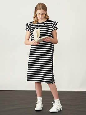 「pom ponette junior（ポンポネットジュニア）のアイテム」を使った、Lovetoxicさん（キッズ・154cm）の夏コーディネート