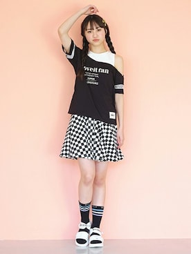 「by LOVEiT（バイラビット）のアイテム」を使った、Lovetoxicさん（キッズ・159cm）の夏コーディネート