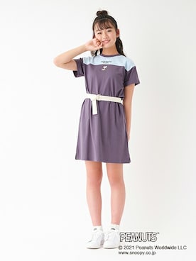 「Lindsay（リンジィ）のアイテム」を使った、Lovetoxicさん（キッズ・157cm）の夏コーディネート