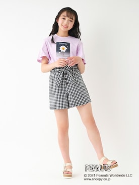 「Lindsay（リンジィ）のアイテム」を使った、Lovetoxicさん（キッズ・150cm）の春コーディネート