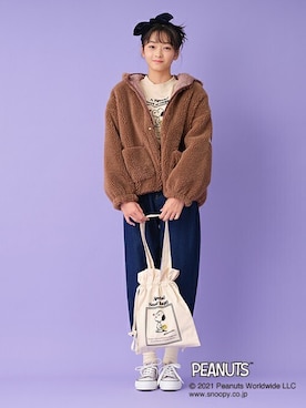 「Lindsay（リンジィ）のアイテム（ジャケット/アウター）」を使った、Lovetoxicさん（キッズ・157cm）の秋コーディネート