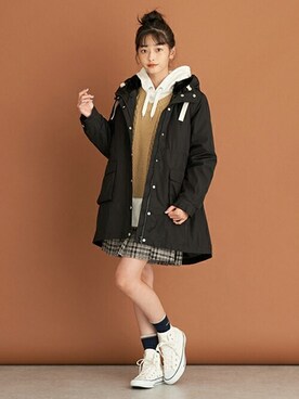 「キュロット」｜「アイテム（レッグウェア）」を使った、Lovetoxicさん（キッズ・159cm）の秋コーディネート