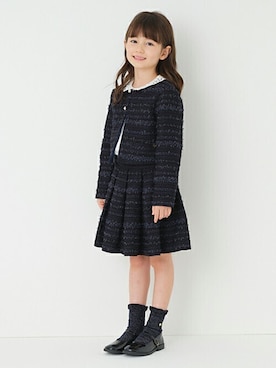 「セットアップ風」｜「アイテム（ブルゾン）」を使った、Lovetoxicさん（キッズ・116cm）の冬コーディネート