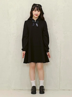 「うさぎ」｜Lovetoxicさん（キッズ・156cm）の冬コーディネート